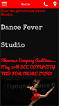 Mobile Screenshot of dancefeverstudio.net